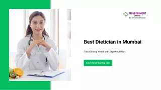 Best Dietitian in Mumbai