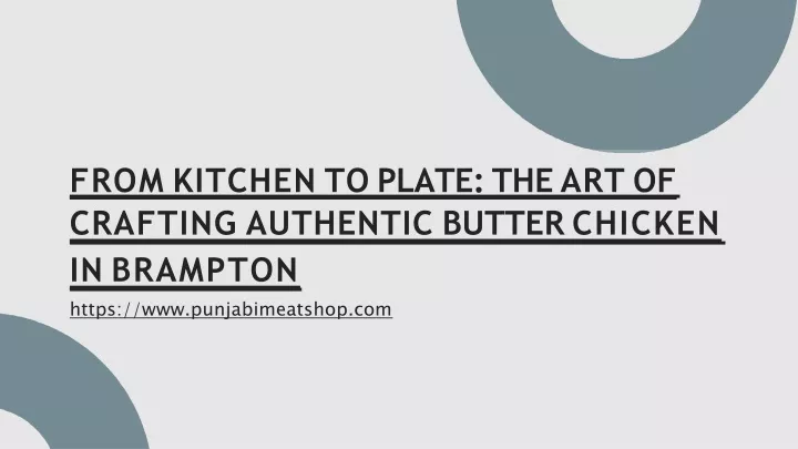 from kitchen to plate the art of