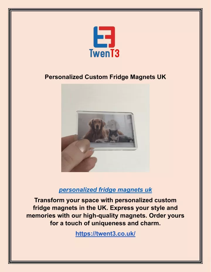 personalized custom fridge magnets uk