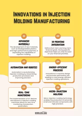 Innovations in Injection Molding Manufacturing