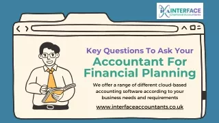 Key Questions To Ask Your Accountant For Financial Planning