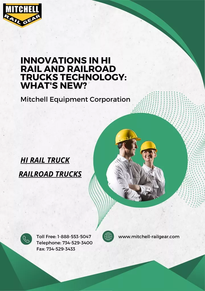 innovations in hi rail and railroad trucks