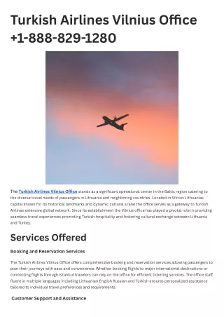 Turkish Airlines Vilnius Office (1)
