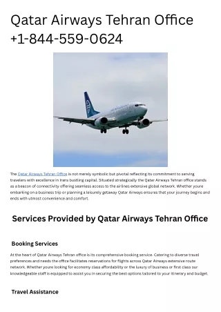 Qatar Airways Tehran Office