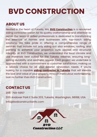 bvd construction