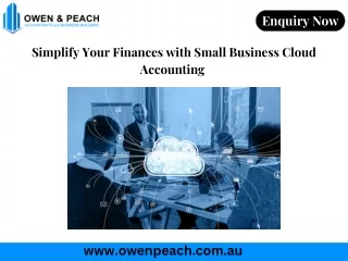 Simplify Your Finances with Small Business Cloud Accounting