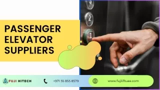 passenger elevator suppliers