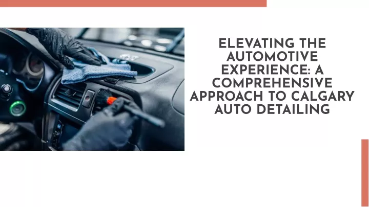 elevating the automotive experience