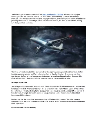 Delta Airlines Bermuda Office (3)
