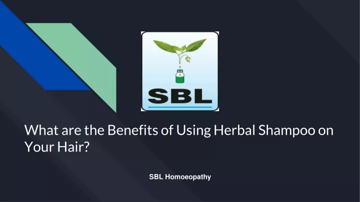 what are the benefits of using herbal shampoo