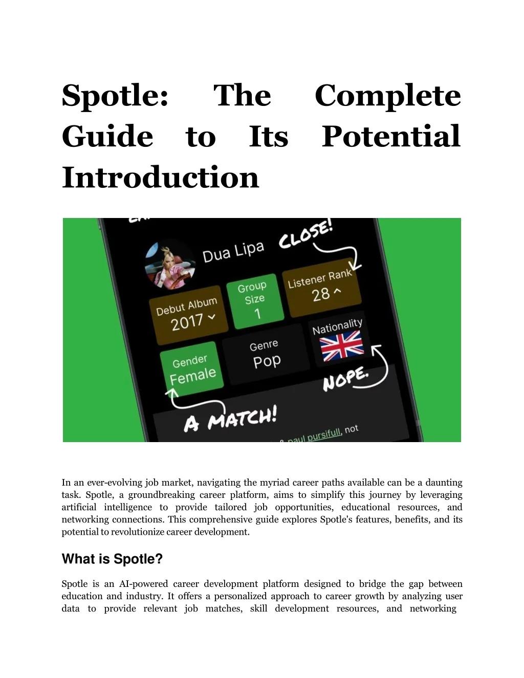 PPT - Spotle_ The Complete Guide to Its Potential Introduction ...