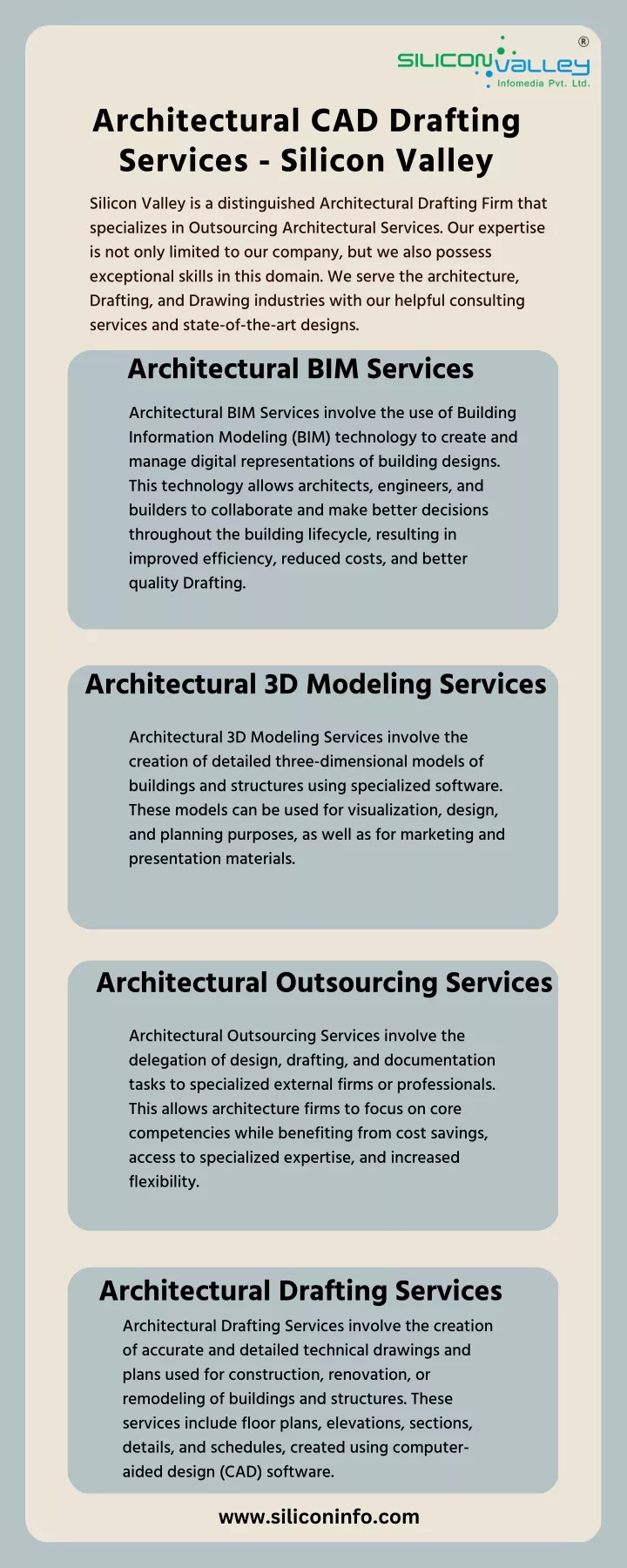 architectural cad drafting services silicon