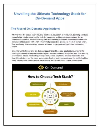 unveiling the ultimate technology stack