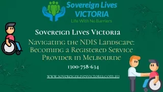 Registered NDIS Service Provider Melbourne