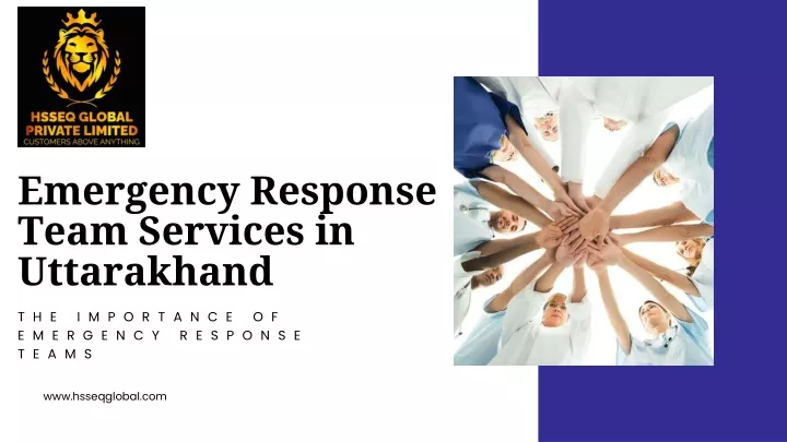 emergency response team services in uttarakhand