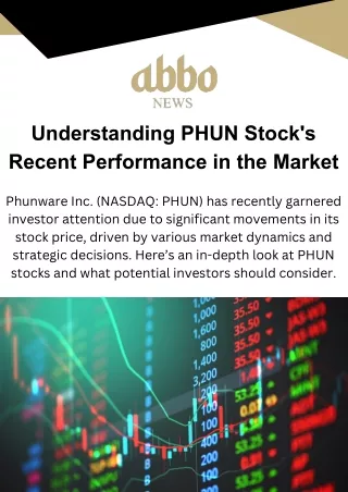 Analyzing PHUN Stock Trends: What Investors Should Know