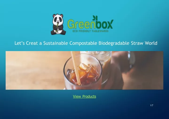 let s creat a sustainable compostable