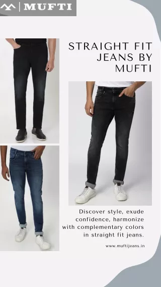 Straight Fit Jeans - Shop Straight Denim Jeans for Men at Mufti