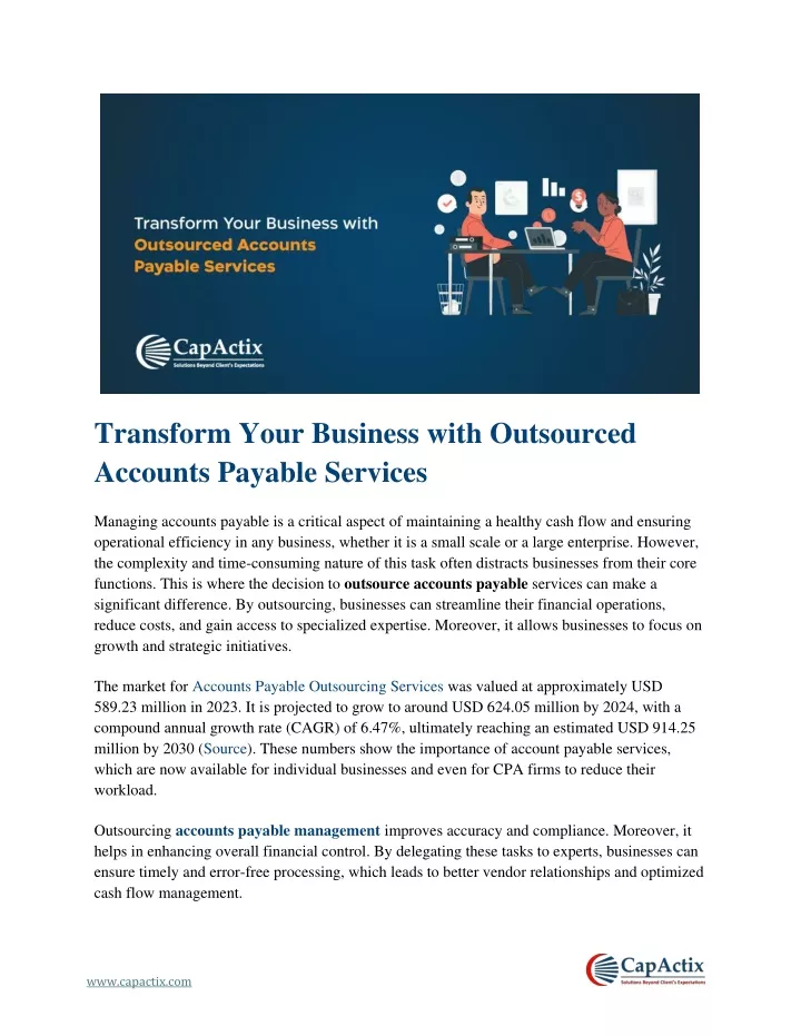 transform your business with outsourced accounts