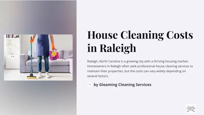 house cleaning costs in raleigh