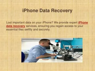 i p hone data recovery