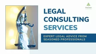 Expert Legal Consulting Services by Sequoya Strategies
