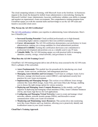 LaunchYourCloudCareerMicrosoftAzureAdministratorAssociateAZ104Training