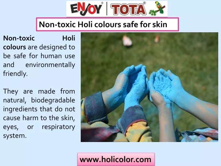 non toxic holi colours