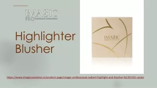 highlighter blusher