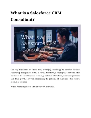 what is a salesforce crm