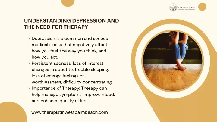 understanding depression and the need for therapy