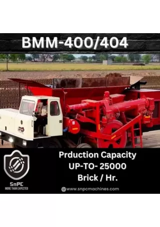 BMM400/404: Production up to 25000 bricks per hour