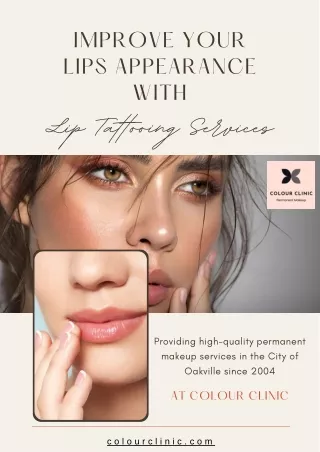 Improve Your Lips Appearance with Lip Tattooing Services