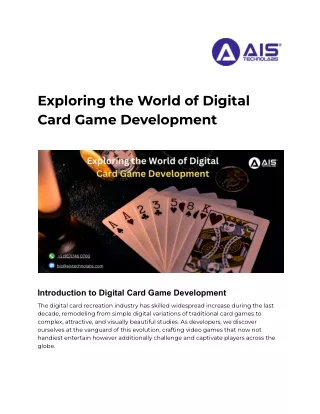 exploring the world of digital card game
