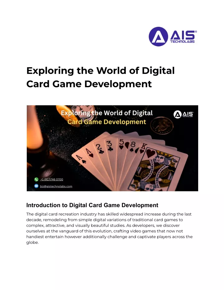 exploring the world of digital card game