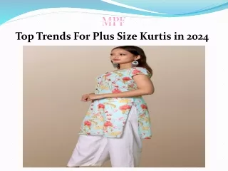 Top Trends For Plus Size Kurtis in 2024