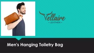 Versatile Hanging Toiletry Bag for Men – Ideal for Home & Travel