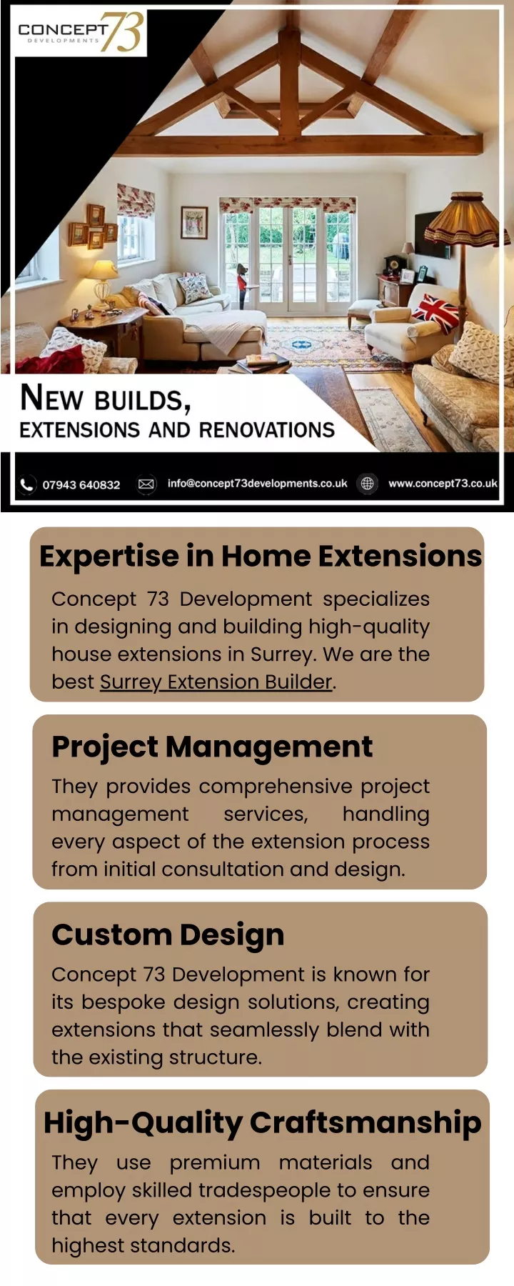 expertise in home extensions concept