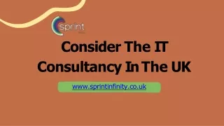 IT Consultancy UK Transform Your Business with Sprint Infinity