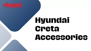 Hyundai Creta Accessories