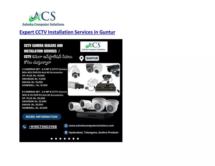 expert cctv installation services in guntur