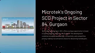 microtek s ongoing sco project in sector