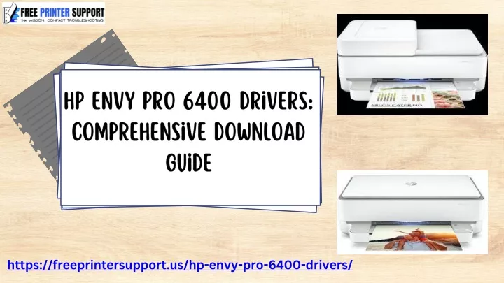 hp envy pro 6400 drivers comprehensive download