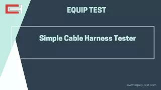 Simple Cable Harness Tester