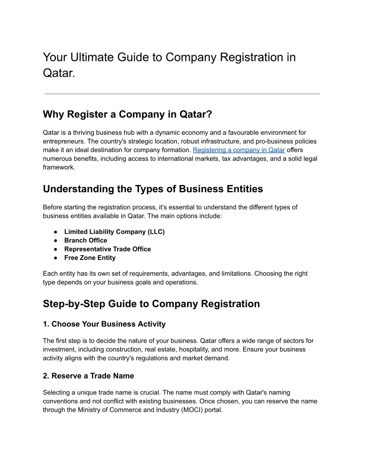 your ultimate guide to company registration