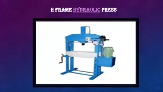 H Frame Hydraulic Press Machine