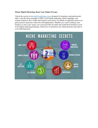 master digital marketing boost your online