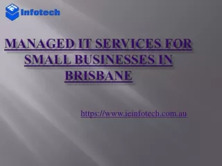 Managed IT Services for Small Businesses in Brisbane