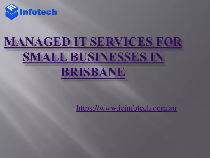 managed it services for small businesses in brisbane