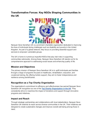 transformative forces key ngos shaping